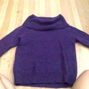 Purple Turtleneck sweater